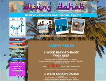 Tablet Screenshot of divingdahab.nl